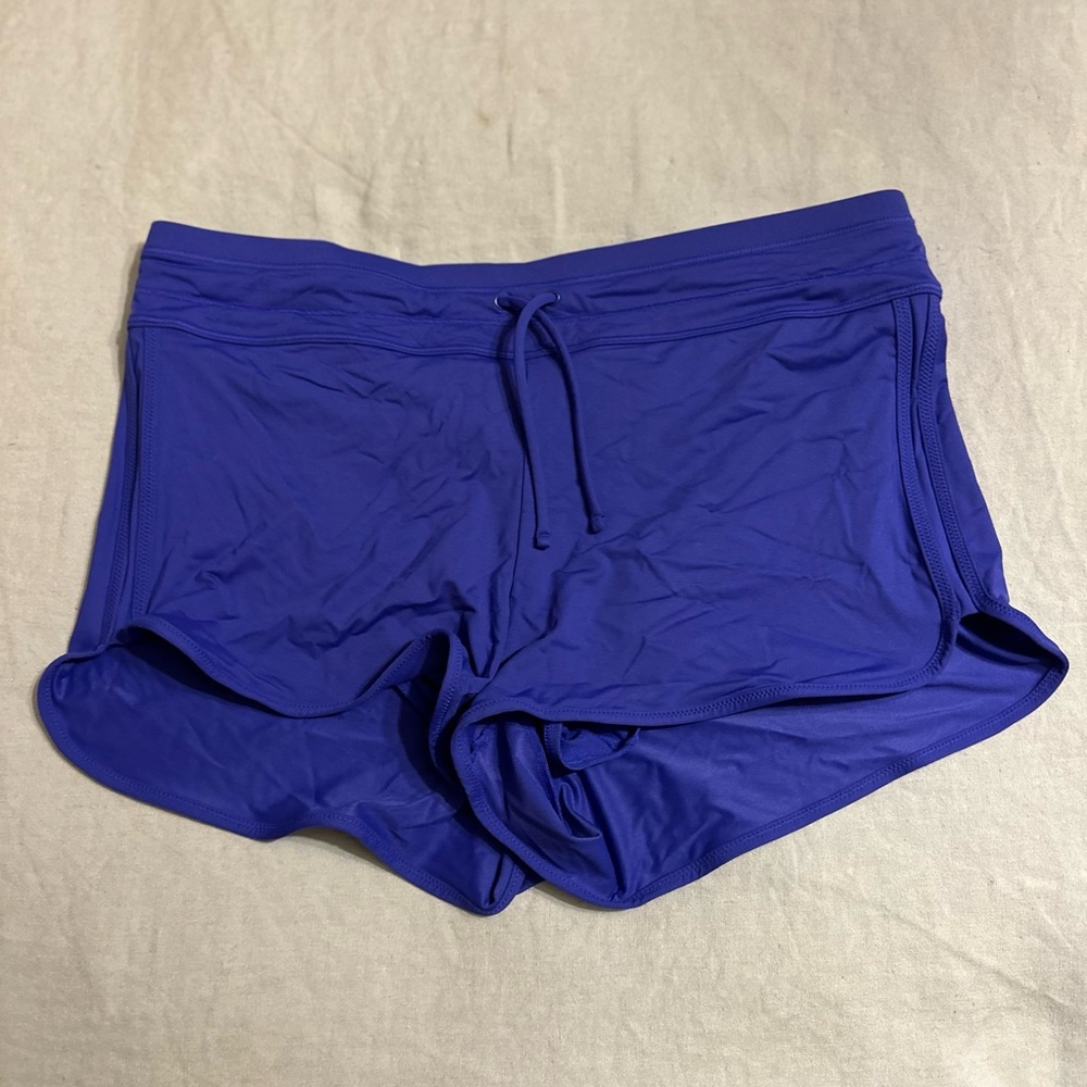 Athleta Purple swim shorts